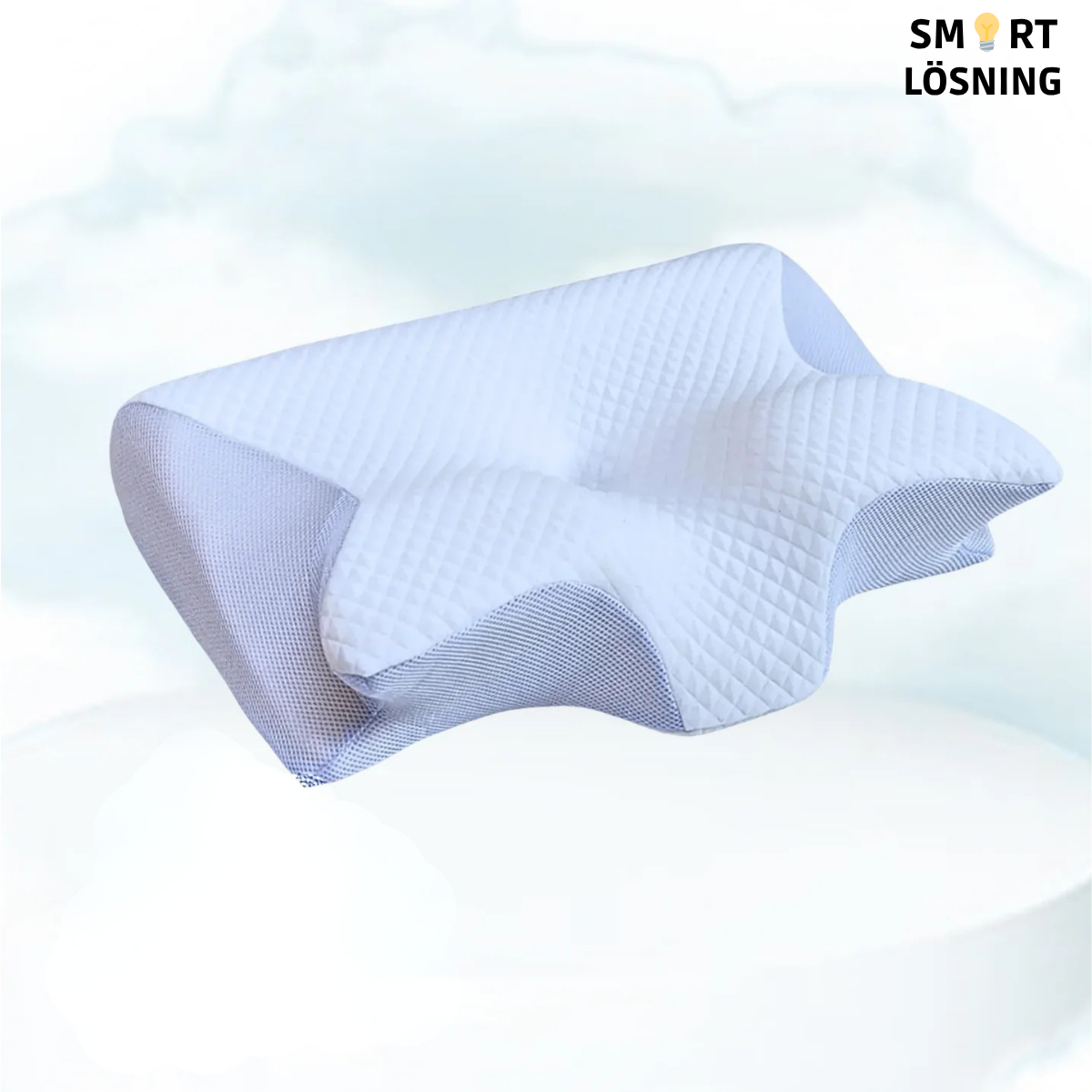 SovBättre - Ergonomisk foam kudde för bättre sömn och stöd till nacke.
